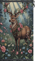 Enchanted Deer Flora – Woodland Rose Design